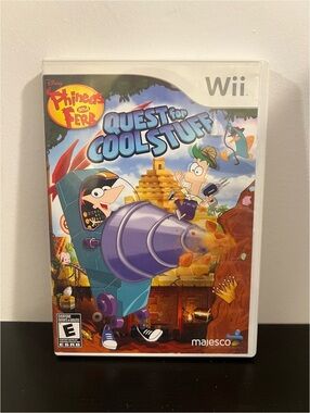 Phineas and Ferb: Quest for Cool Stuff (Wii) Complete With Manual